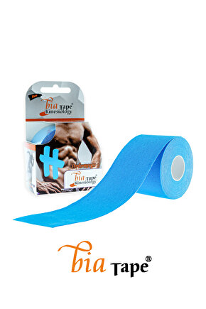 Bia Tape Kinesiology Ağrı Bandı 5cm X 5metre Mavi