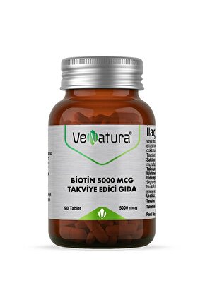 Biotin 5000 mcg 90 Tablet
