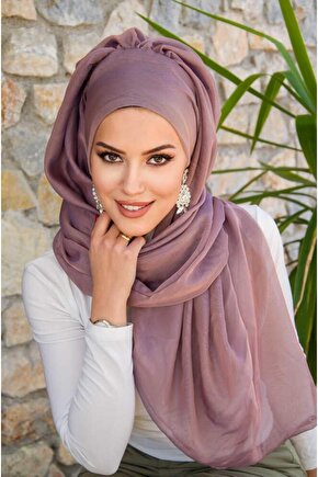 Pudra Janjan Şifon Abiye Şal