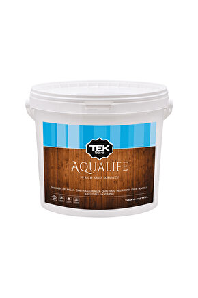 Tek Aqualıfe Su Bazlı Ahşap Koruyucu Açık Meşe 0,75lt