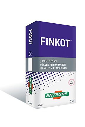 Finkot Isı Yalıtım Levha Sıvası 25 Kg