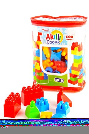 Askılı Çantada Ilk Yapı Oyuncaklarım 100 Parça  01023