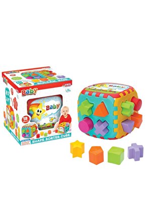 Büyük Bul Tak Küp - Bebek Oyuncakları - Eğitici Oyuncaklar - Bebek Ürünleri
