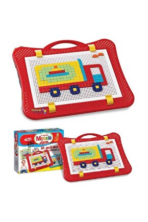 Mozaik Çivi Oyunu Çantalı 280 Parça Eğitici Seti