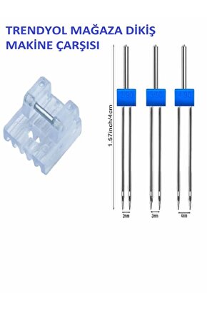 Dikiş Makinesi Nervür Ayak Ve Nervür Çift Iğne Takım