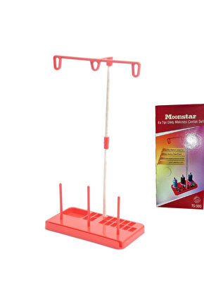 Ev Tipi Dikiş Makinesi Kırmızı Plastik Çardak Seti  TS-500