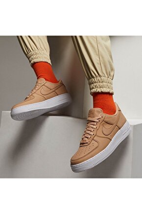 Air Force 1 Premium Kadın Kahverengi Renk Sneaker Ayakkabı