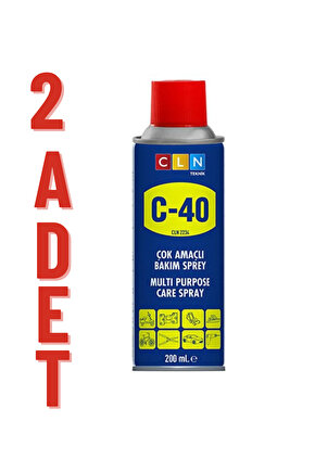 C-40 200 Ml Çok Amaçlı Bakım Spreyi X 2 ADET
