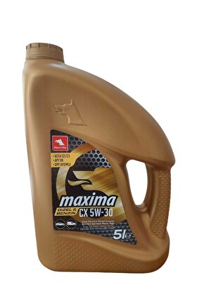 CX 5W-30 Dizel Partikül Filtreli Araçlar İçin Tam Sentetik Motor Yağı 5 Lt