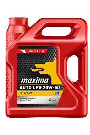 Maxima Lpg 20w - 50 Motor Yağı 4 L