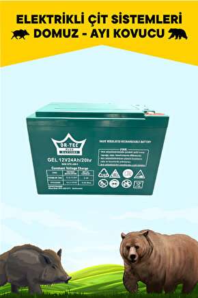 12 VOLT 24 AMPER JEL AKÜ