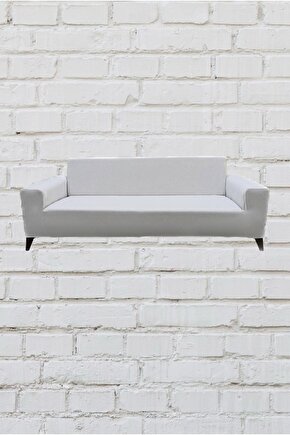 2li Koltuk Mikro Giydirme Koltuk Örtüsü(KREM)