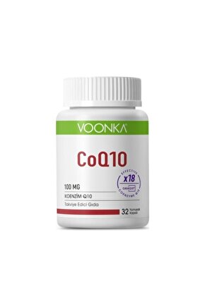 Koenzim CoQ10 100 mg 30 Kapsül