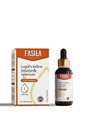 Fasıla Lugols Solution Ve Selenyum Iyot Damla