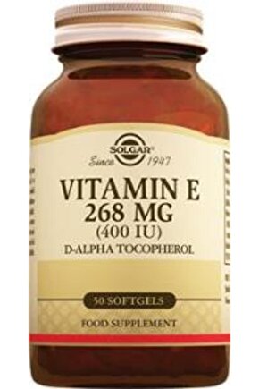 Vitamin E 268 Mg 400 Iu 50 Kapsül