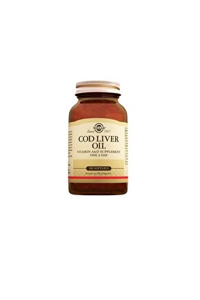 Cod Liver Oil 100 SoftGel Kapsül