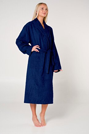 Bukle Bornoz, Şal Yaka Bornoz ,%100 Pamuklu Kadın  Erkek Unisex Bornoz