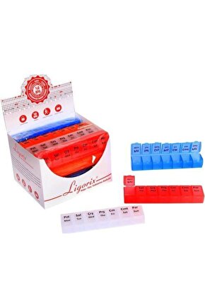 Haftalık Ilaç Hap Saklama Kutusu  Hapkabı