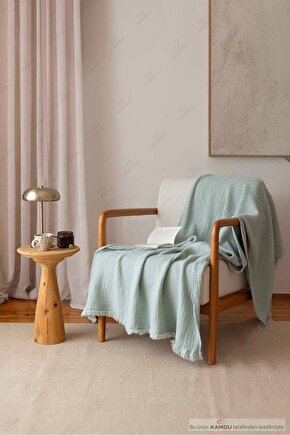 100x200 cm Müslin %100 Pamuk Tv Battaniyesi, Çok Amaçlı Müslin Örtü, Pamuk Battaniye