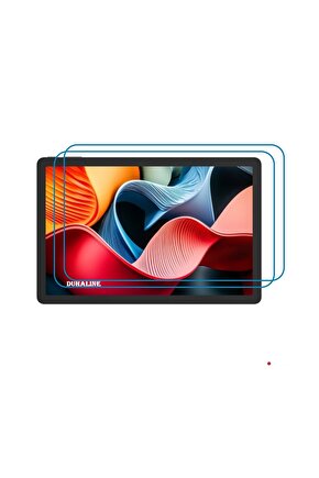 2 ADET Casper VIA L50 11  Tablet İçin Tam Uyumlu Ekran Koruyucu Cam Nano HD Esnek Kırılmaz