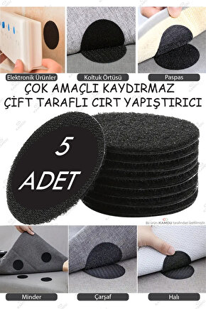 (5 ADET) Halı Kaydırmaz, Çok Amaçlı Çift Taraflı Yapıştırıcı, Koltuk Örtüsü Kaydırmaz, Kaydırmz Cırt