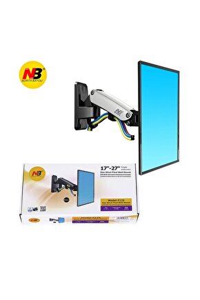 Sunum Ekranı Müşteri Monitörü Nb F120 17-27amortisörlü Duvara Monte Hareketli Monitör Askı Aparatı