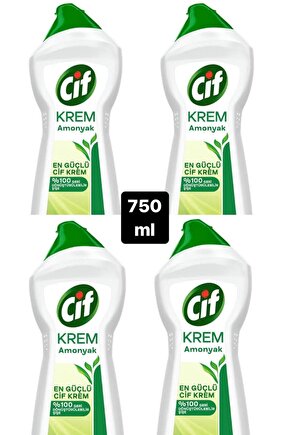 CİF Krem Amonyaklı 750 ml 4lü