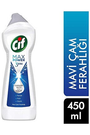 Krem Temizleyici 450 Ml Max Power Mavi Çam Ferahlığı Çamaşır Suyu Katkılı 8690637866081