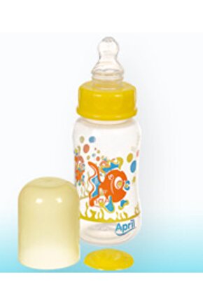 Biberon Emzik 150 Ml 0-36 Ay Damla Akıtmaz Kod T 101 Mavi Renk Ayıcık Resimli 1 Adet