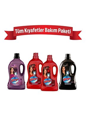 Matik Sıvı Bakım Çamaşır Deterjanı Tüm Kıyafetler 4 L 4lü