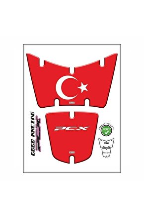 HONDA PCX 2014 - 2017 UYUMLU TANK PAD 022