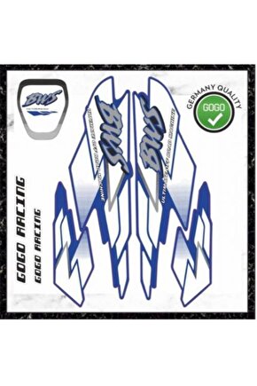 Mavi Yamaha Bws Sticker Seti