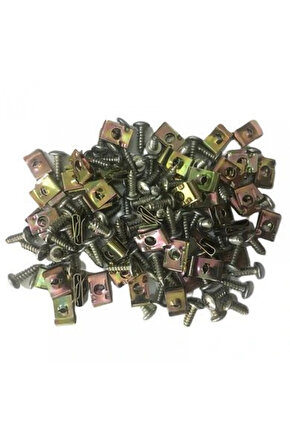 Kaporta Tamir Klips Saç Vida Takımı 72 Adet