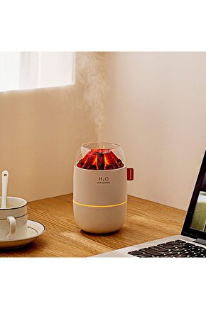 ODA HAVA NEMLENDİRİCİ HUMUDİFİER 280ML LED IŞIKLI BUHAR MAKİNESİ EV OFİS ARAÇ İÇİN UYGUN
