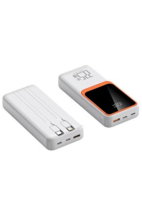 22.5W PD POWERBANK HIZLI ŞARJ DİJİTAL GÖSTERGE QUİCK CHARGE 3.0 TYPE-C TAŞINABİLİR ŞARJ ALETİ 5V-3A