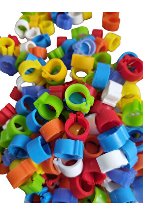 GÜVERCİN KLİPS 100 ADET GÜVERCİN AYAK KLİPSİ KUŞ KLİPS