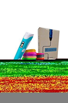 Pen 3 Boyutlu Kalem - Mavi