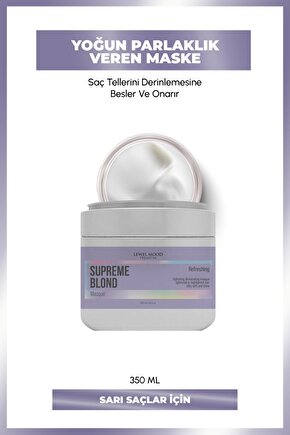Supreme Blond Sarı Saçlar Bakım Maskesi