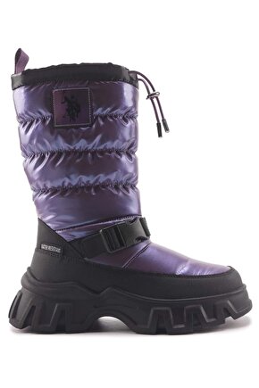 U.S. Polo Assn Poretta Unisex Çocuk Çizme Kar Botu MOR