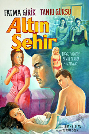 Altın Şehir (1965) ( İbrahim ENEZ ) Koleksiyonu ( Lisanslı Ürün ) Posteri