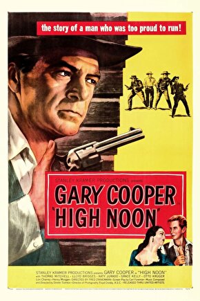 High Noon (1952) 001 AFİŞ - POSTER