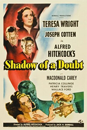 Shadow of a Doubt (1943) 001 AFİŞ - POSTER
