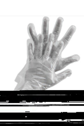 Poşet Eldiven Kullan At 300 Adet Kalın Dayanıklı Naylon