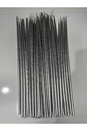 Pasta Mumu 20cm Gümüş 5 Adet