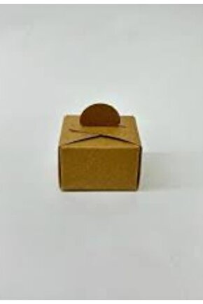 Kraft Lokum Kutusu 50li Kına Düğün Parti Yeni Doğan Odası Dağıtmalık Karton Kutu