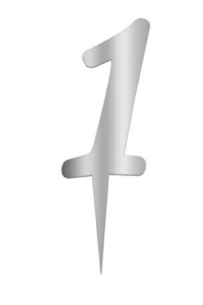 Pleksi 1 Rakam Pasta Çubuğu