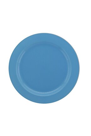 10 Adet Mavi Myebi Mika Tabak 26 cm