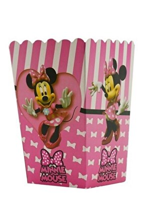 Mısır Kutusu Popcorn Minnie Mouse Temalı 8 Li