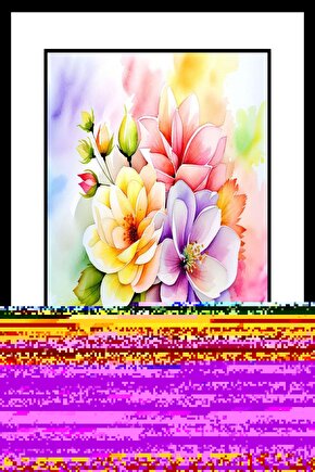 Orman Çiçekleri Digital Art ( ÇERÇEVESİZ - ÇERÇEVE YOKTUR ) ( ULTRA HD ) FOLYO AFİŞ - POSTER