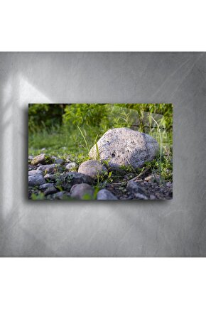 Doğal Taşlı Çakıl Duvar Sanatı Dijital İndirme